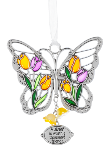 Butterfly Kisses Ornament -