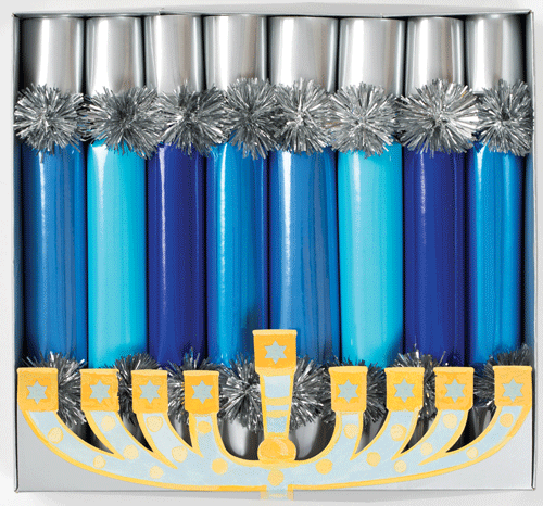 Hanukkah Candles Hanukkah Slim Crackers-10 Inch