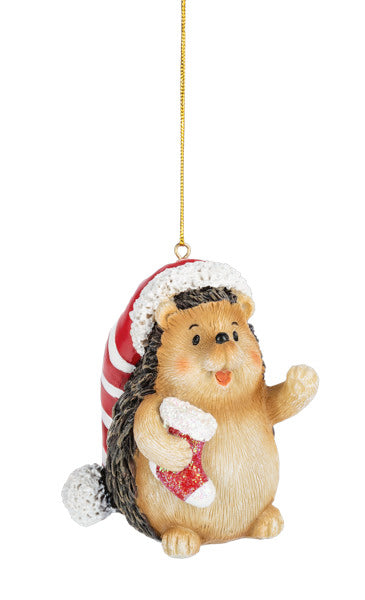 Christmas Hedgehog Ornament -