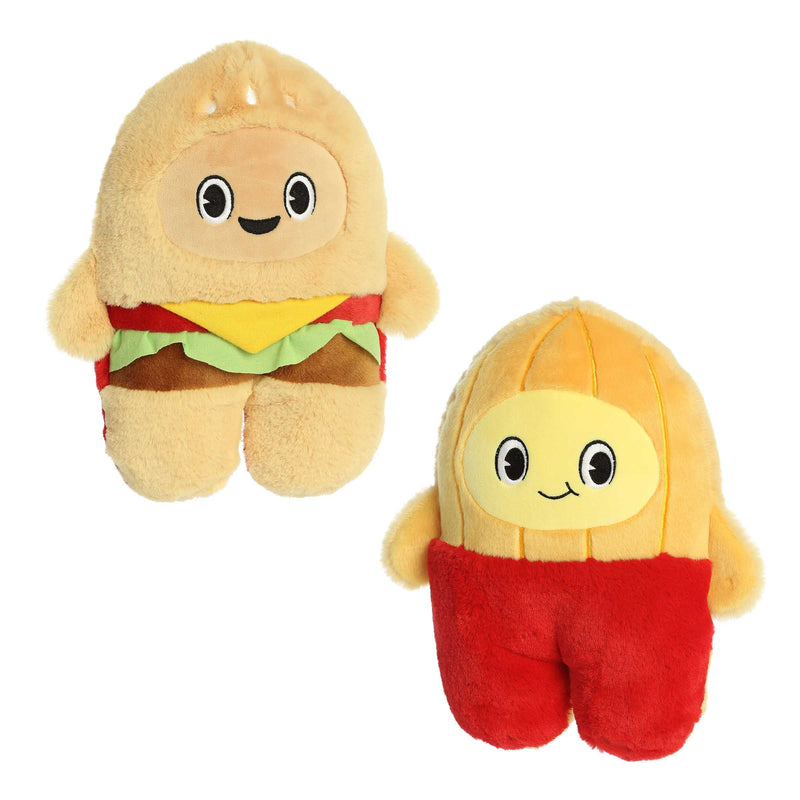 Flipovers Plush - 11 Inch HamburgerAnd Fries