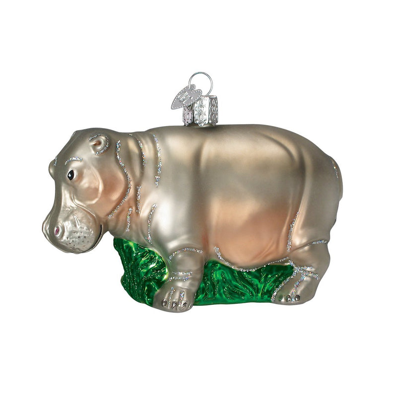 Old World Christmas Hippopotamus - The Country Christmas Loft