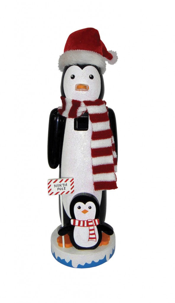 North Pole Penguin Nutcracker - The Country Christmas Loft