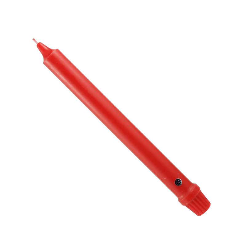 Colonial Candle Single Taper Candle (Red) - 10 Inch