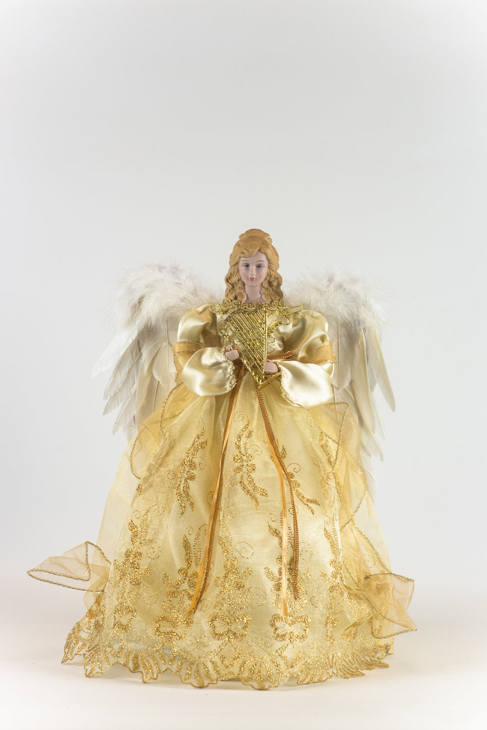 16 Inch Angel Tree Topper - Butter Gold – The Country Christmas Loft