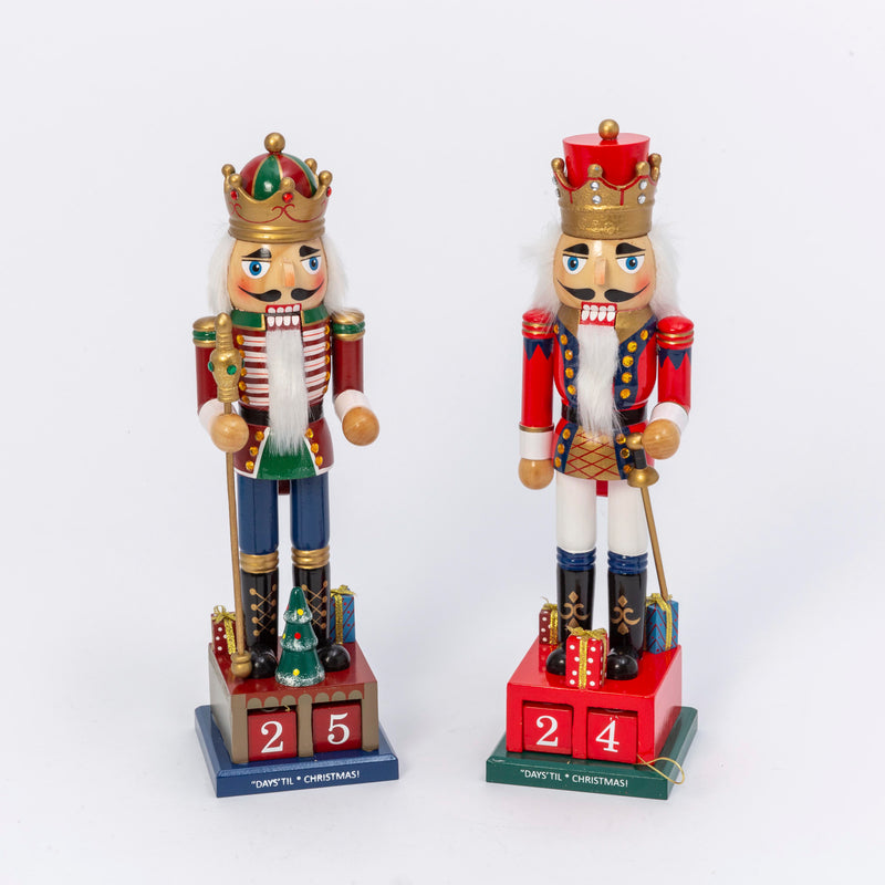 Wooden 15" Countdown Nutcracker - - The Country Christmas Loft