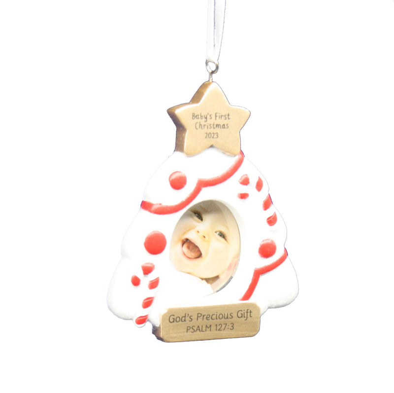 Baby's First Christmas Photo Frame Ornament