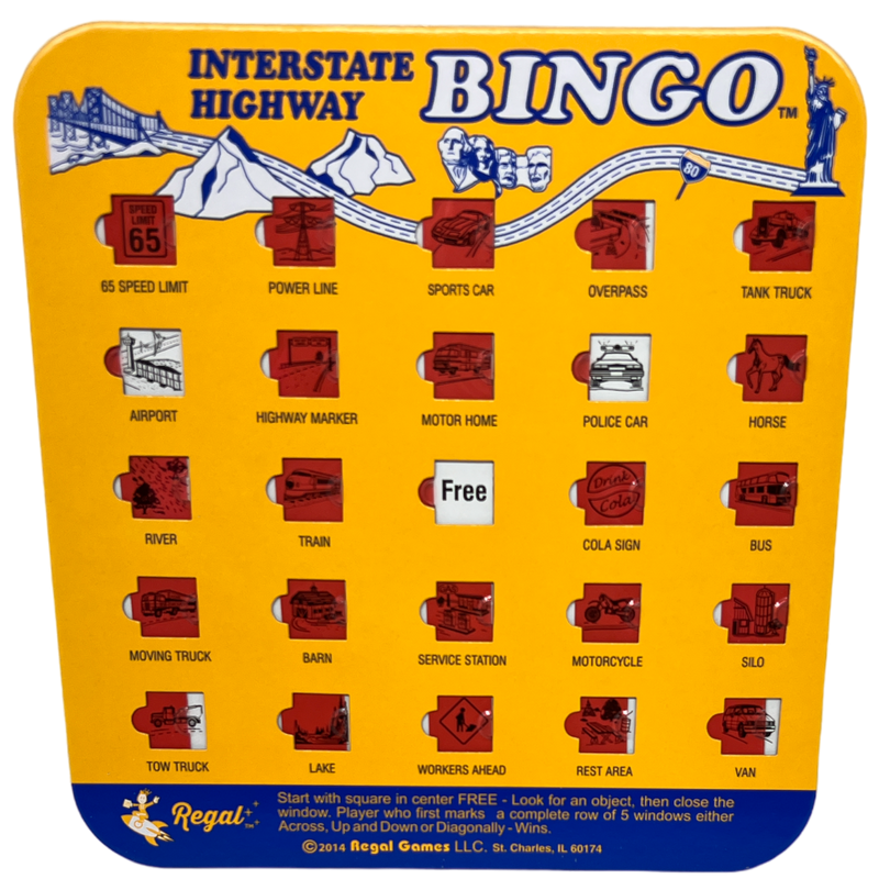 The Original Travel Bingo Game - Orange