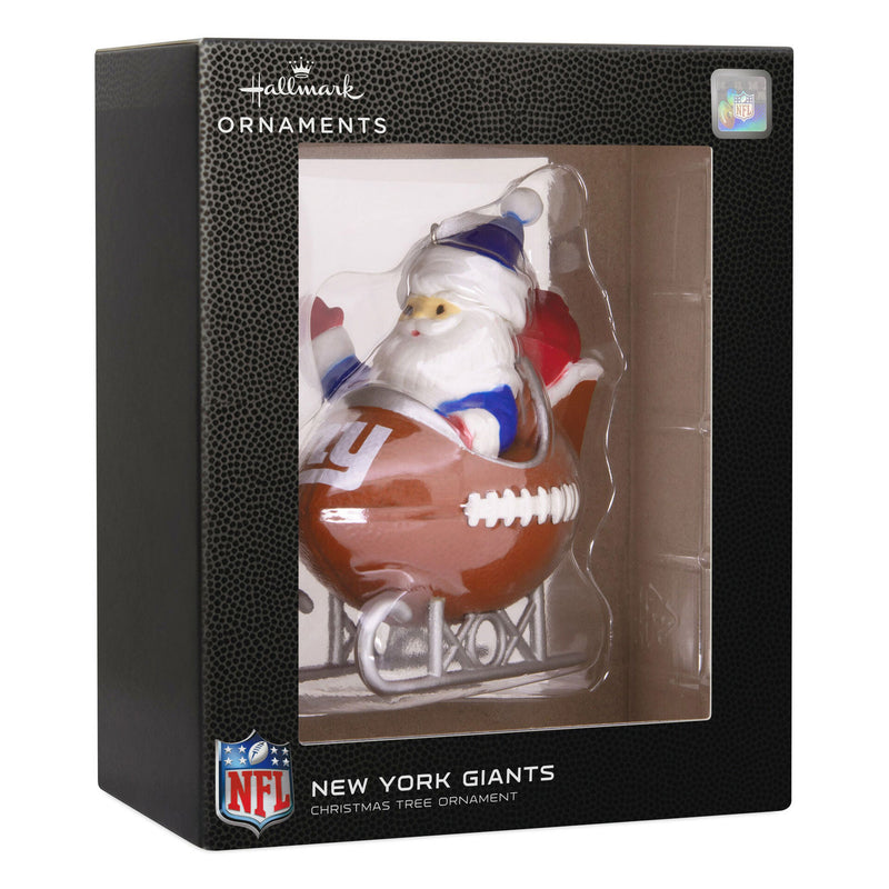 New York Giants Football Sled Ornament