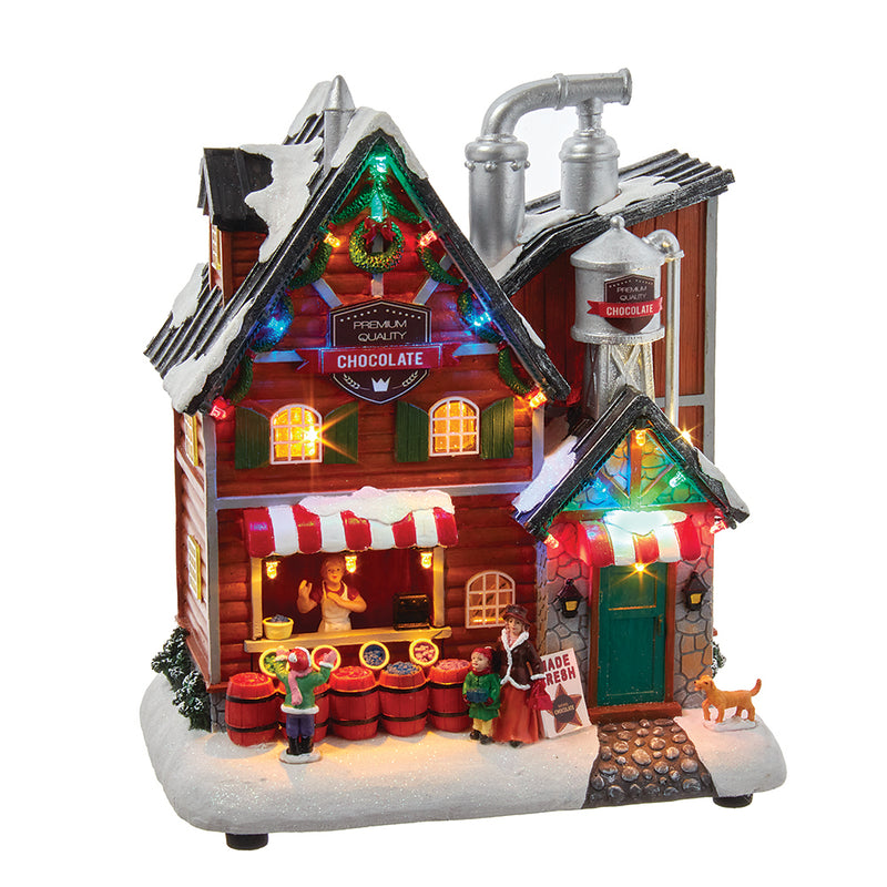 Light-Up Musical Chocolate Factory - The Country Christmas Loft