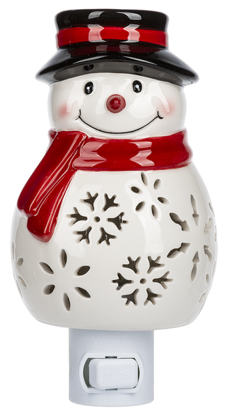 Snowman Night-Light with LED Bulb - The Country Christmas Loft