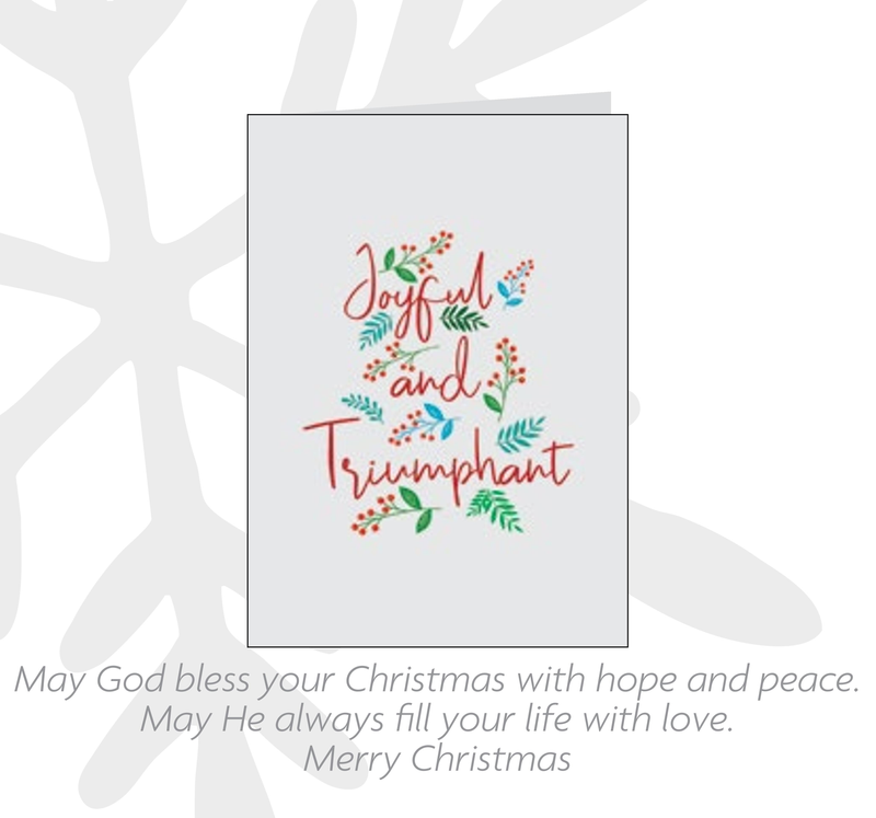 Holiday Favorites 16 Count Card Set - Joyful and Triumphant - The Country Christmas Loft