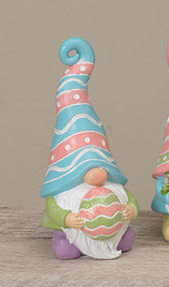 Easter Gnome Figurine - 6 Inch - Carrying an Egg - The Country Christmas Loft