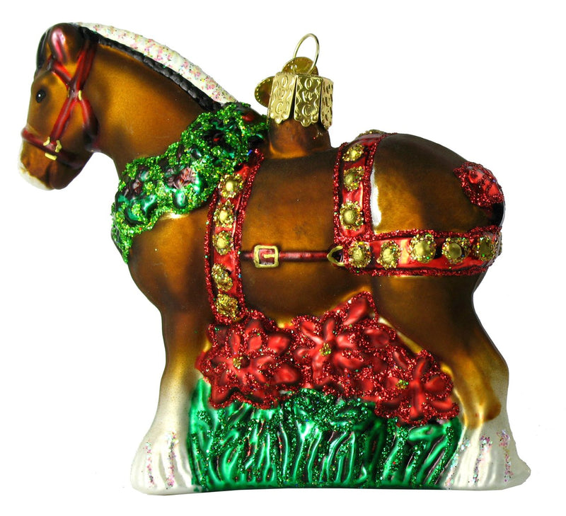 Old World Christmas Holiday Clydesdale - The Country Christmas Loft