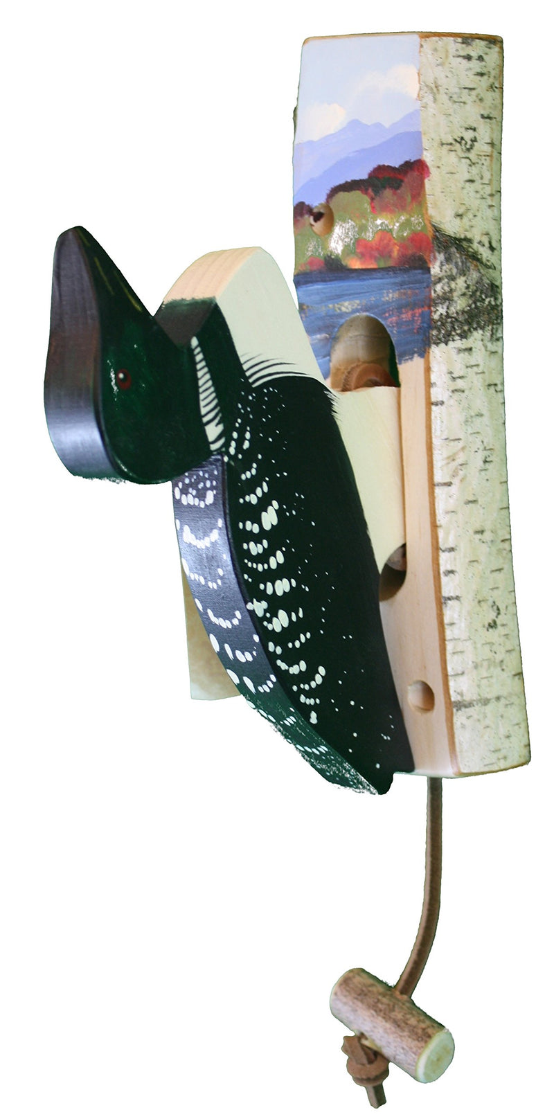 Wooden Bird Door Knockers - Loon