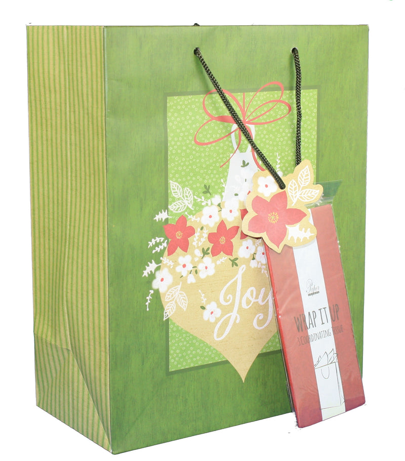 Large Gift Bag With Tissue - - The Country Christmas Loft