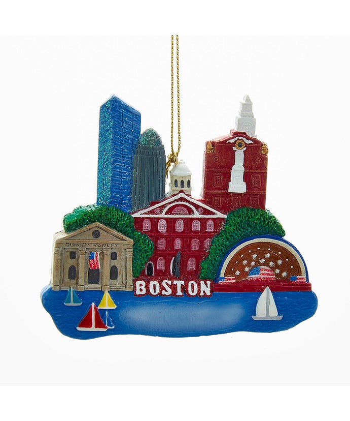 Boston Scene Ornament - The Country Christmas Loft