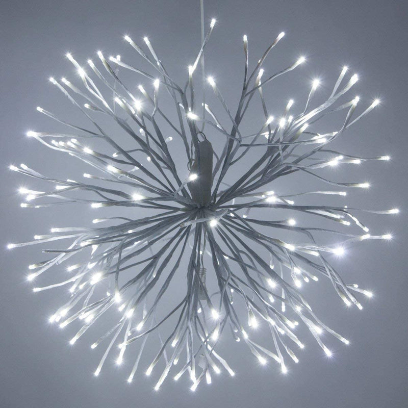 24 Inch 120 LED Branchball - White - The Country Christmas Loft