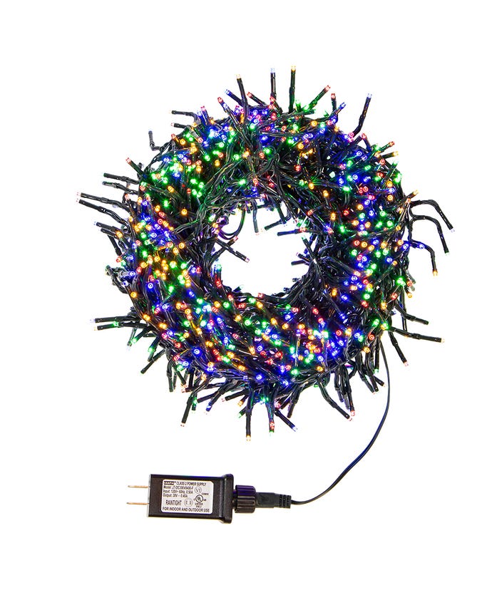 1000-Light Multi-Color LED Cluster Light Set - The Country Christmas Loft