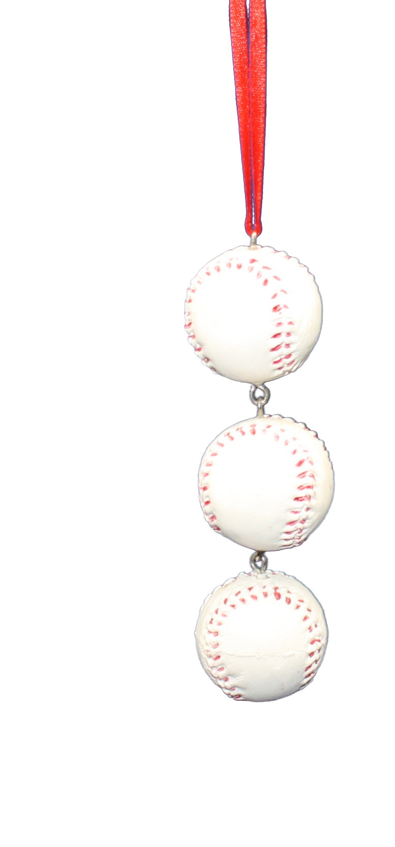 Sports Ball Swag Ornament - Baseball - The Country Christmas Loft