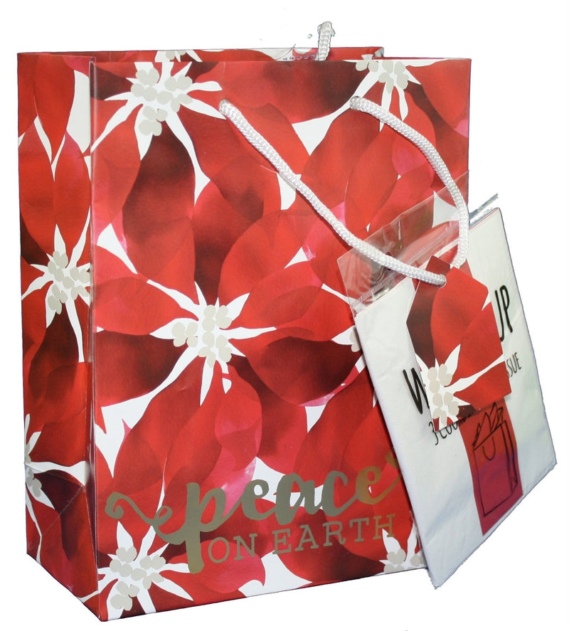 Traditional Gift Bag With Matching Tissue - - The Country Christmas Loft