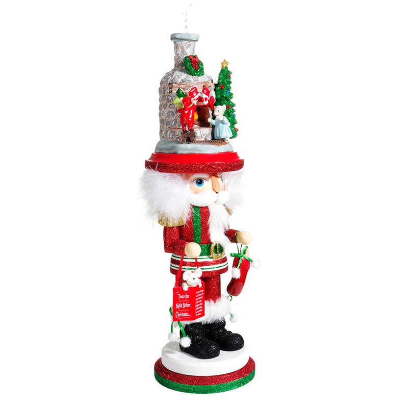 Hollywood Nutcrackers Stockings On Fire Place Nutcracker - The Country Christmas Loft