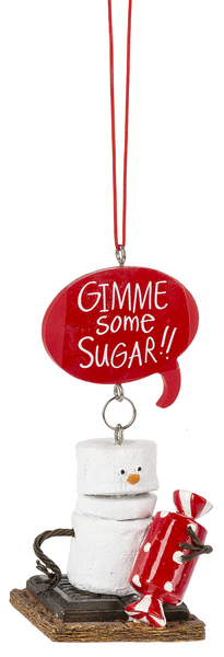 Toasted S'mores Candy Ornament - Gimme Some Sugar - The Country Christmas Loft