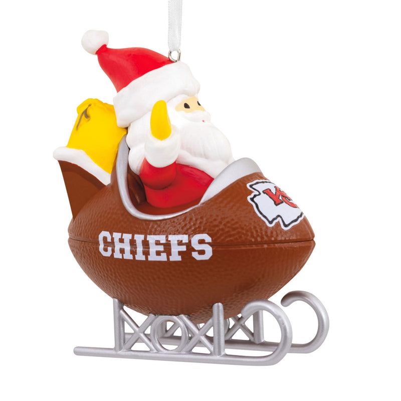 Kansas City Chiefs Football Sled Ornament