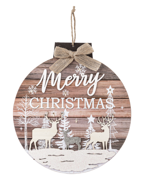 Cozy Cabin Light Up Hanging Signs - Merry Christmas - The Country Christmas Loft