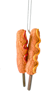 Fair Food Ornament - Corn Dog - The Country Christmas Loft