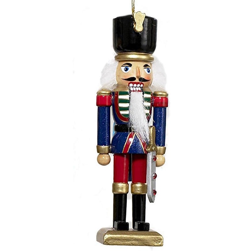 Classic Wooden Nutcracker Ornament -