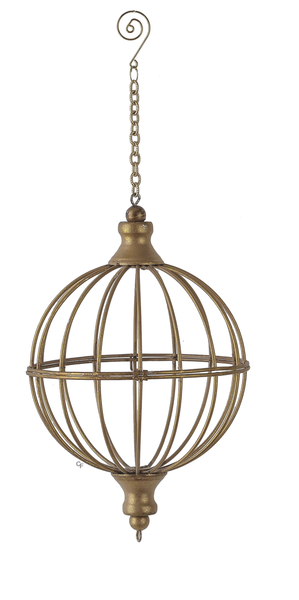 Oversized Hinged Round Shape Ornaments - The Country Christmas Loft