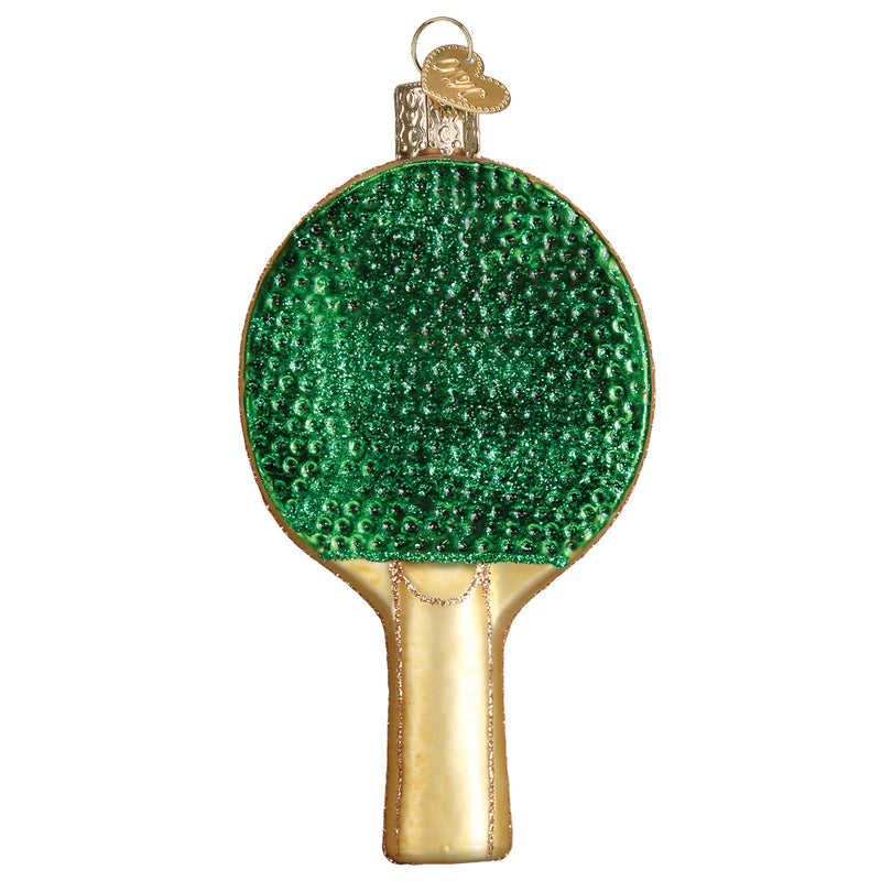 Old World Christmas Ping Pong Paddle - The Country Christmas Loft