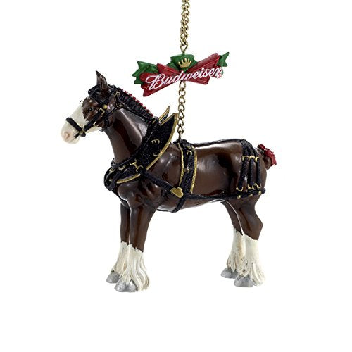 Budweiser Clydesdale Horse Ornament - 4"