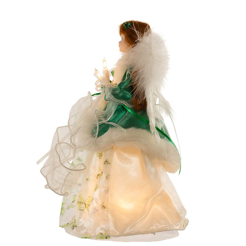 Irish Angel Lighted Treetop - 12 Inch - The Country Christmas Loft