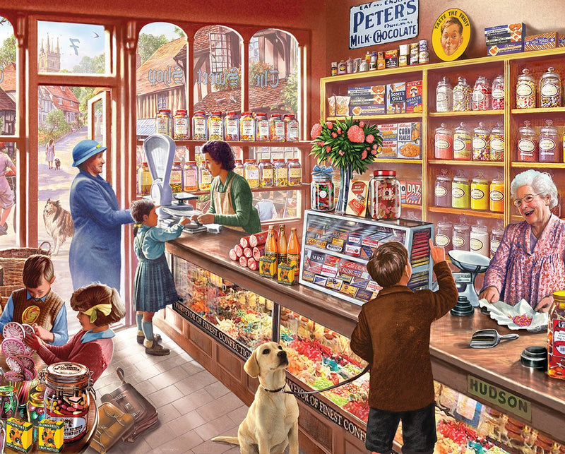 Old Candy Shop - 1000 Piece Jigsaw Puzzle - The Country Christmas Loft