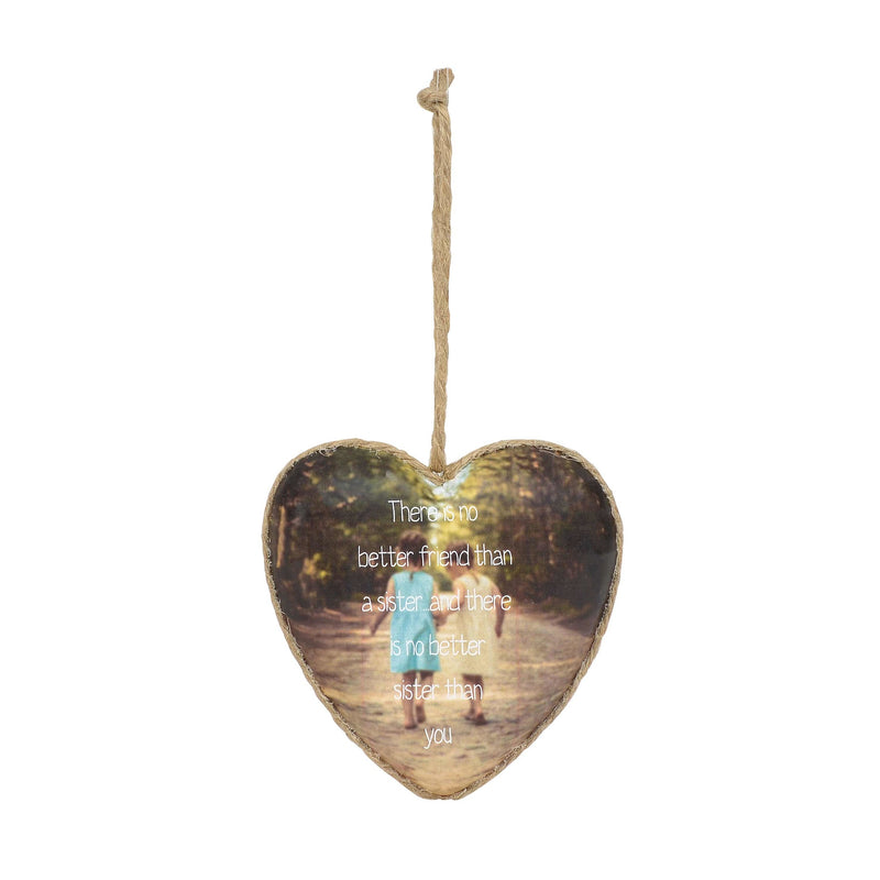 Sister Heart Ornament - The Country Christmas Loft