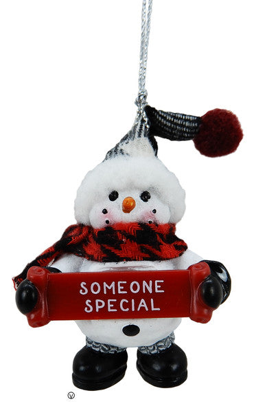 Cozy Snowman Ornament - Someone Special - The Country Christmas Loft