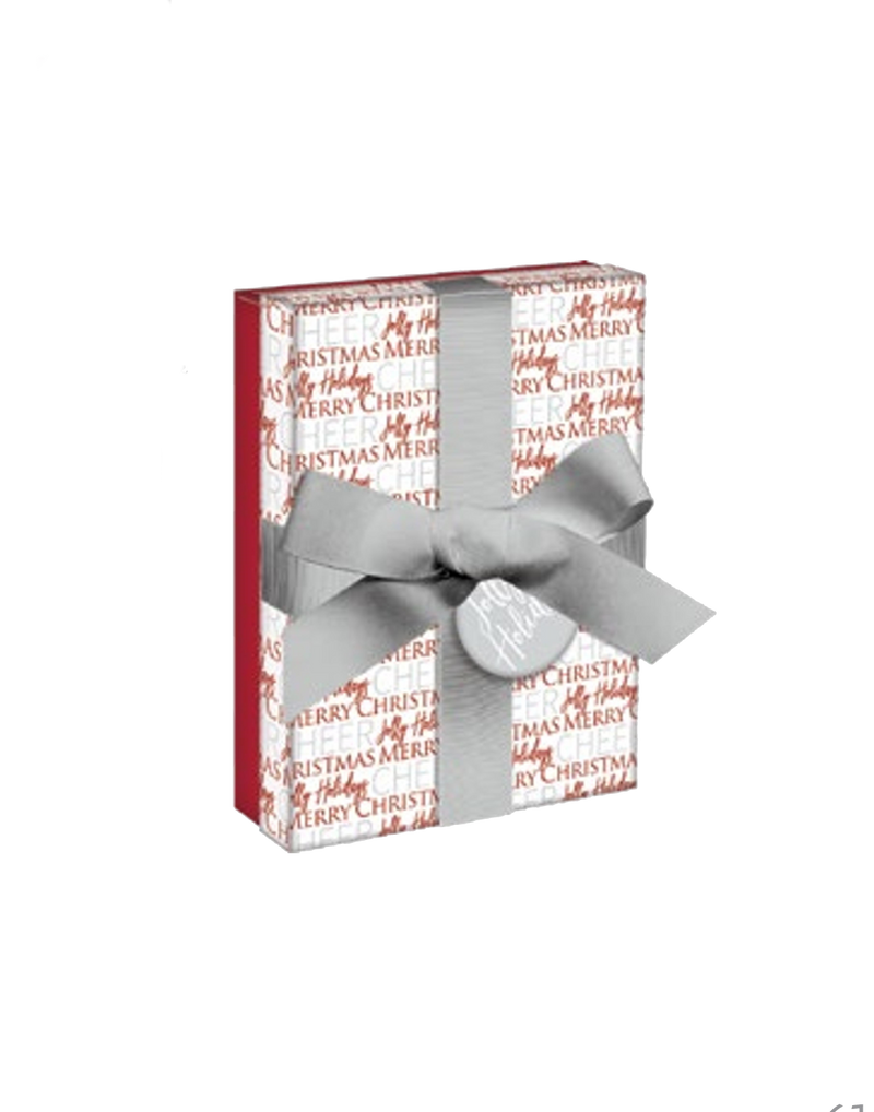 Rectangular Giftbox with Ribbon - - The Country Christmas Loft