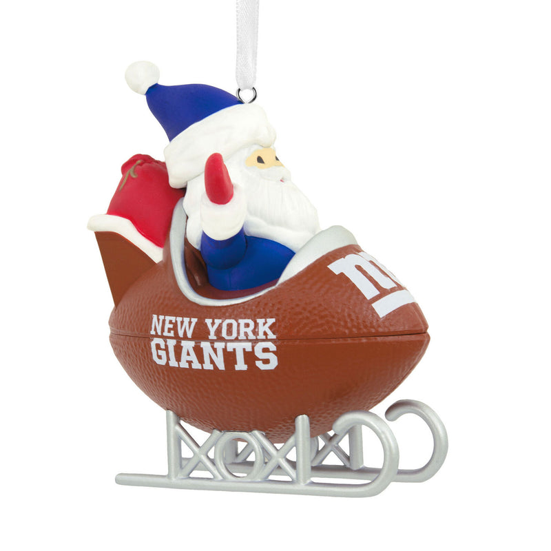 New York Giants Football Sled Ornament