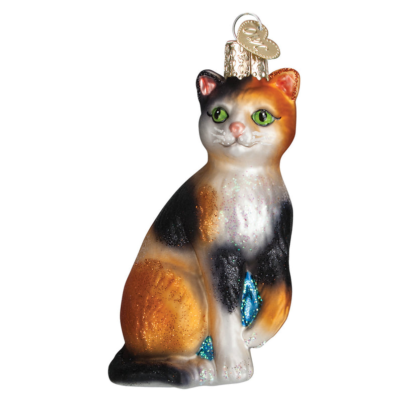 Calico Cat Ornament - The Country Christmas Loft