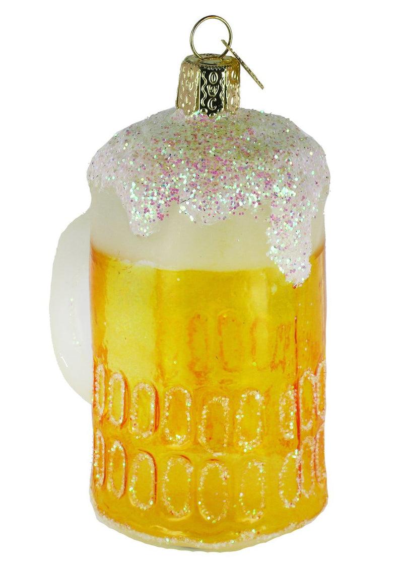 Mug Of Beer Glass Ornament - The Country Christmas Loft