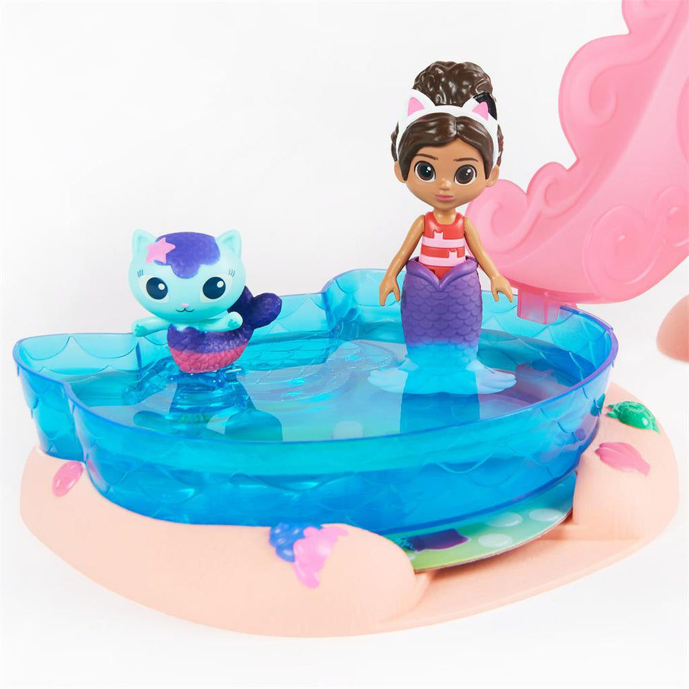 Gabby's Dollhouse Purr-ific Pool store Playset with Gabby Mercat Figures Mermaid 2023