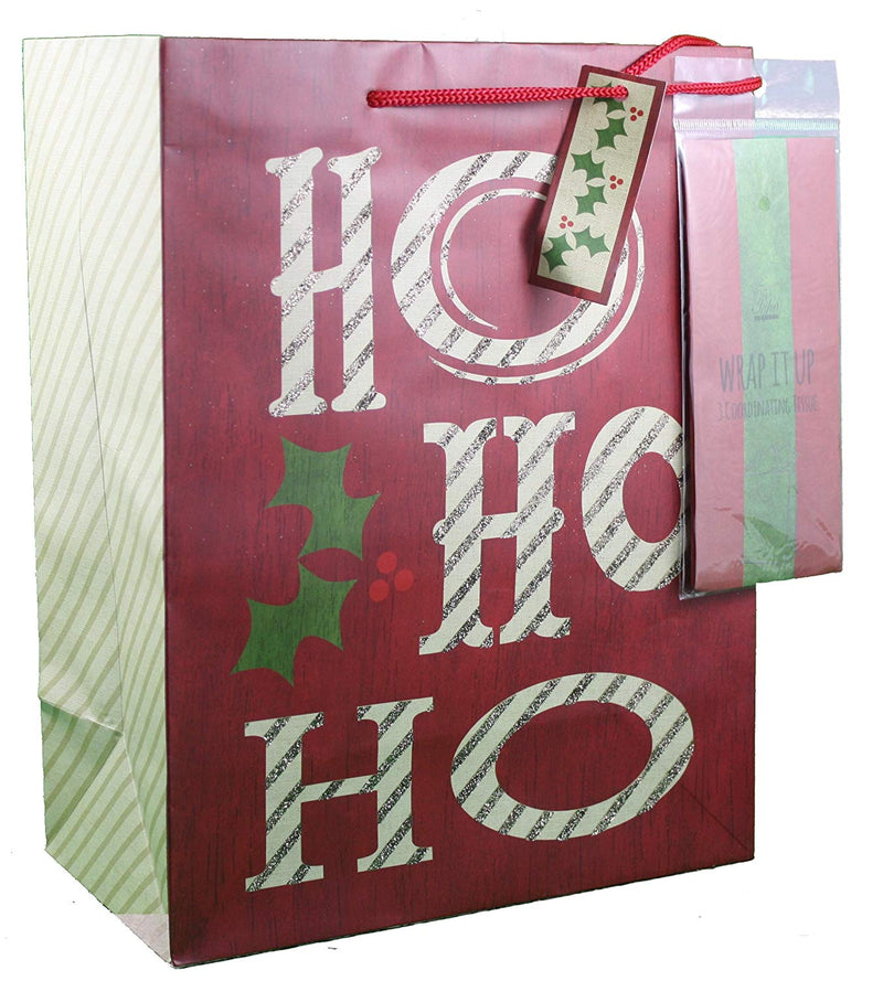 Large Gift Bag With Tissue - - The Country Christmas Loft