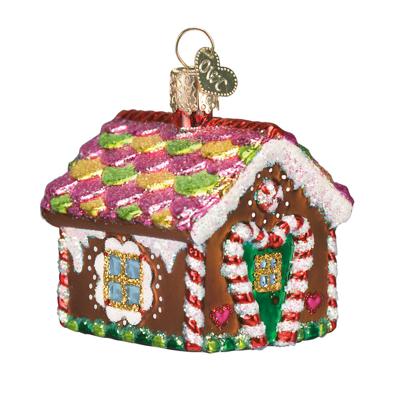 Old World Christmas Small Gingerbread House Ornament - The Country Christmas Loft