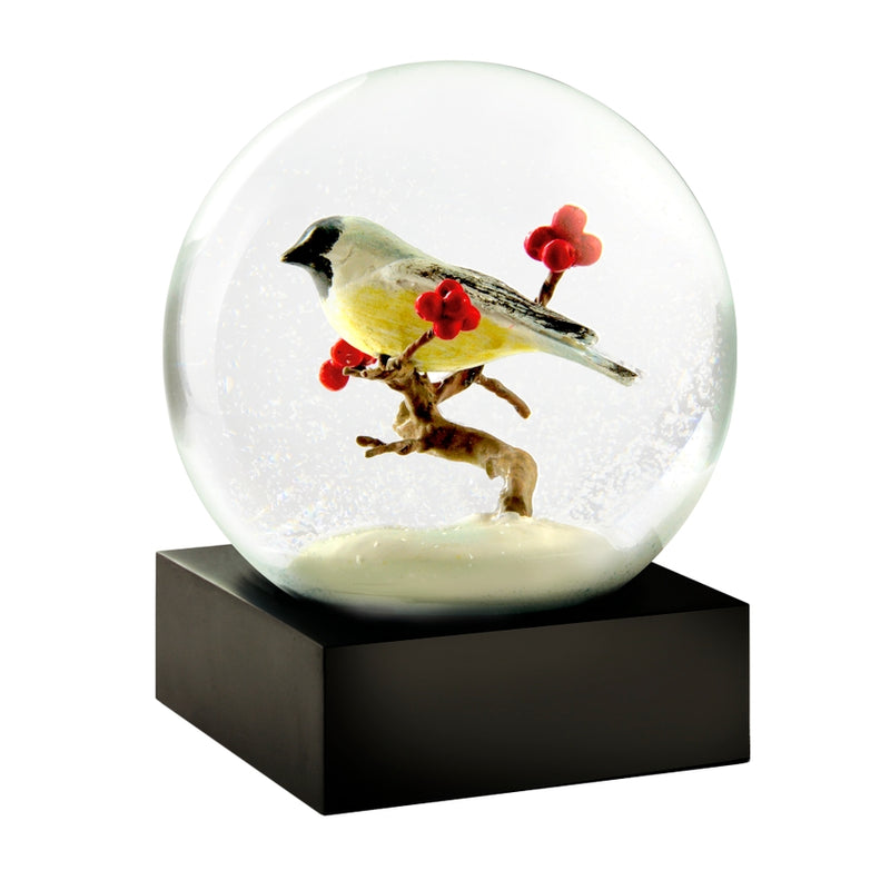 Chickadee Snow Globe