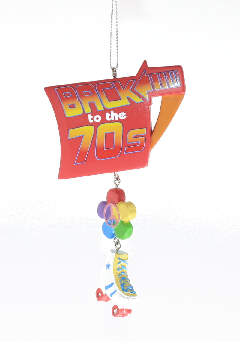 Back To The Future Ornament - 70's - The Country Christmas Loft