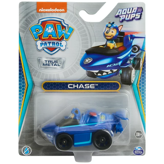 Paw Patrol True Metal - Aqua Pups Chase Diecast Car