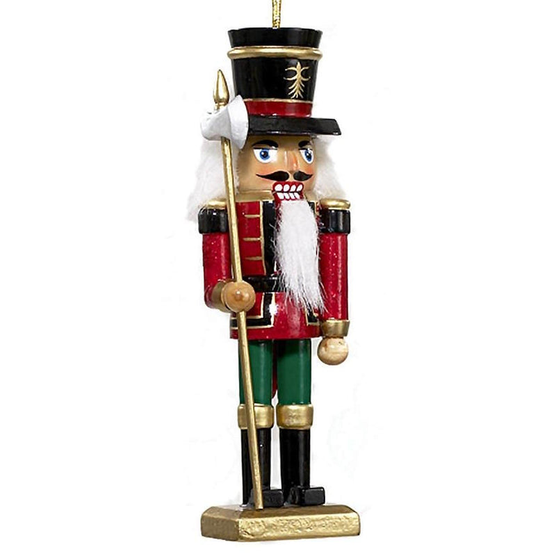 Classic Wooden Nutcracker Ornament -