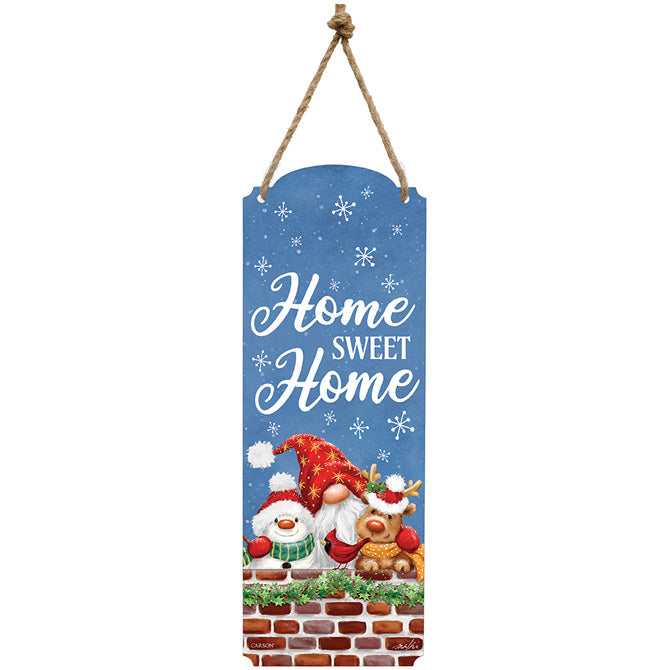 Santa Gnome 18 inch Metal Wall Décor