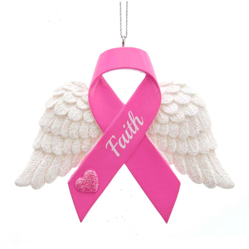 Susan G. Komen Pink Ribbon Wings Ornament - The Country Christmas Loft